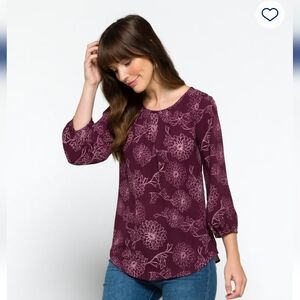 Clarita Pleat Detail Blouse